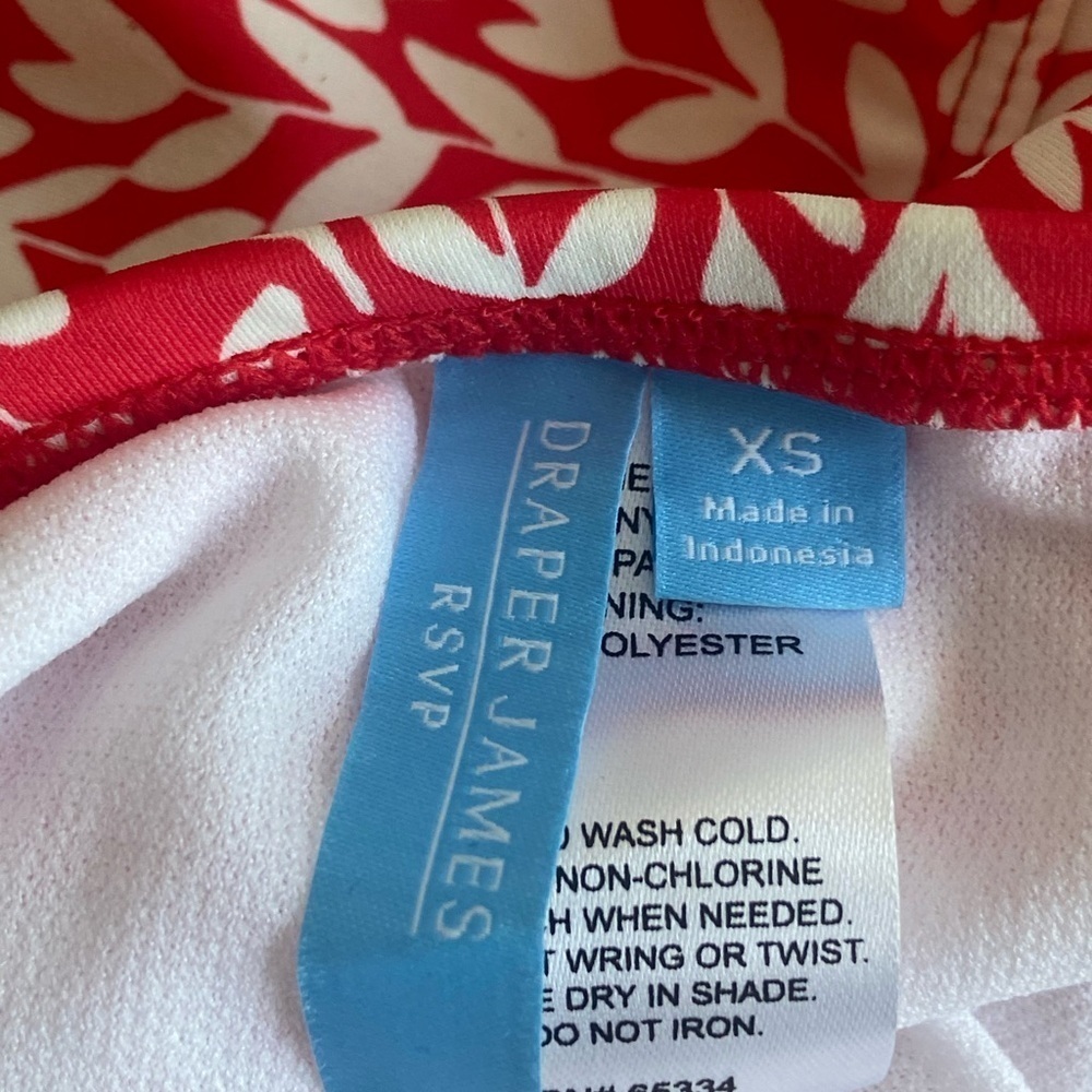 Draper James RSVP NWT UPF 50 Picnic Summer Faux Wrap Halter Swimdress Size XS - Picture 9 of 11